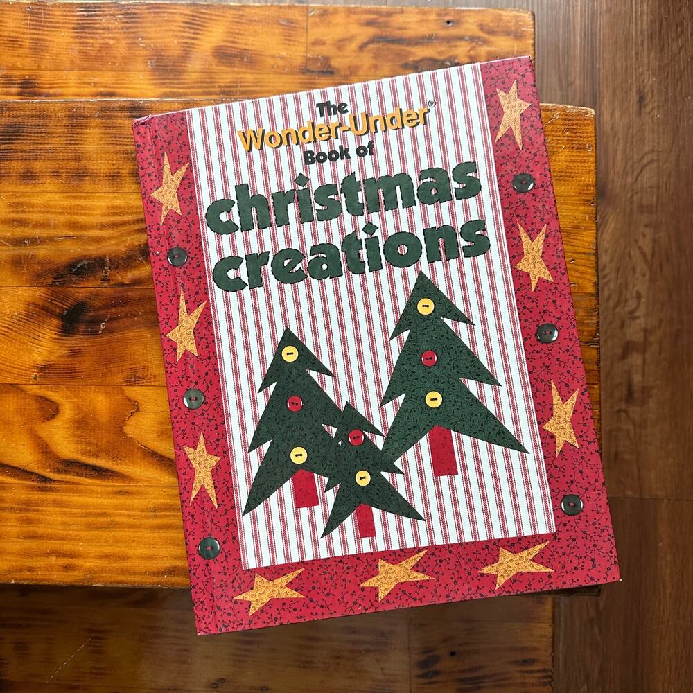 Vintage 1997 The Wonder-Under Book Of Christmas Creations Hardcover Book